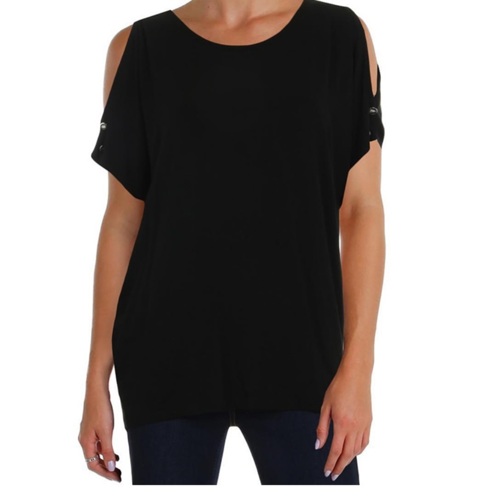 Ralph Lauren Cold Shoulder Top